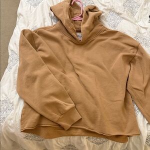 Abercrombie Women's Hooded Pullover Sweater - Camel
